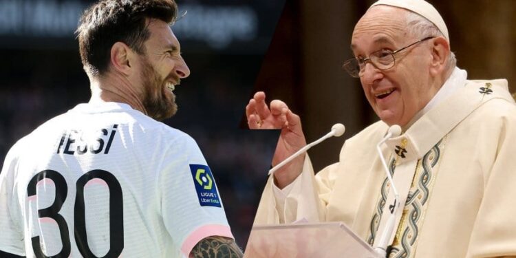 Lionel Messi y su regalo sorpresa al papa Francisco