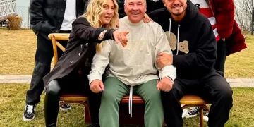Las fotos del almuerzo de Marcelo Tinelli, los Montaner y Cris Morena: asado de domingo y café