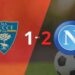 El Napoli venció al Lecce por 2 a 1