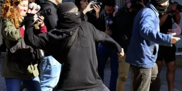 Incidentes en el Obelisco tras la marcha por la muerte de Facundo Molares