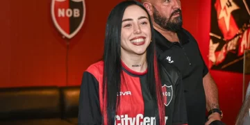 Nicki Nicole y Peso Pluma fueron a ver juntos el partido de Newell’s