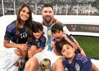 River le obsequió un palco a Messi y su familia