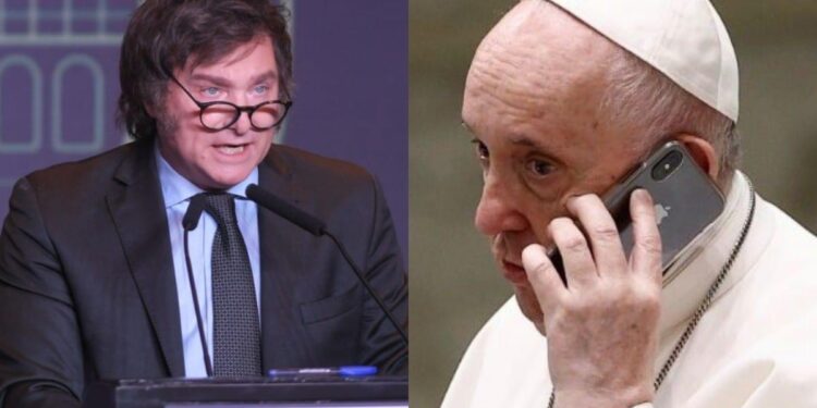 El papa Francisco recibiría a Javier Milei el 11 de febrero