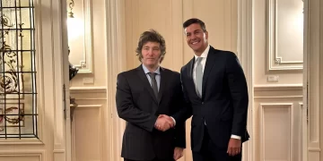 Milei recibió en la Rosada a su par de Paraguay para repasar la agenda conjunta